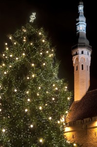 iStock_000011311558Small-Tallinn Old Market Square decorated for Christmas