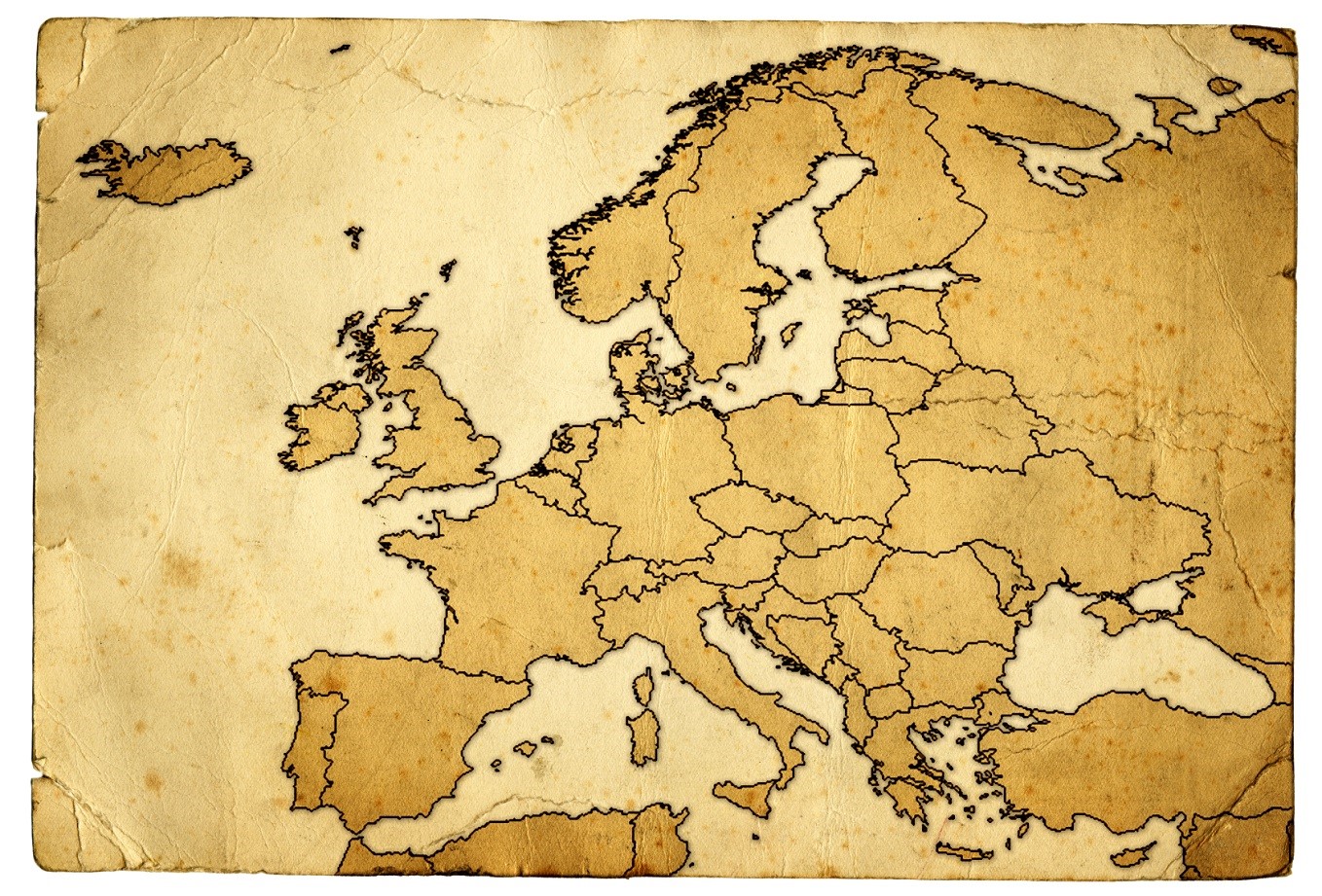 Карта древней Европы