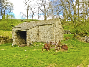 Sandstone barn